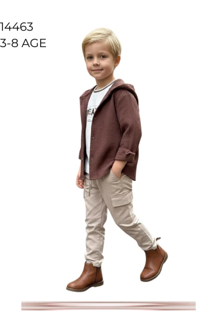 2-7 سنة صبي بدله قميص مع سروال