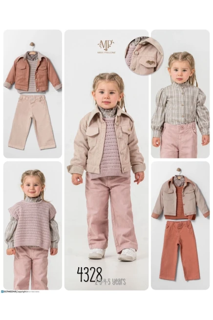 2-5 ГОДА девочка Костюм с пиджаком и брюками