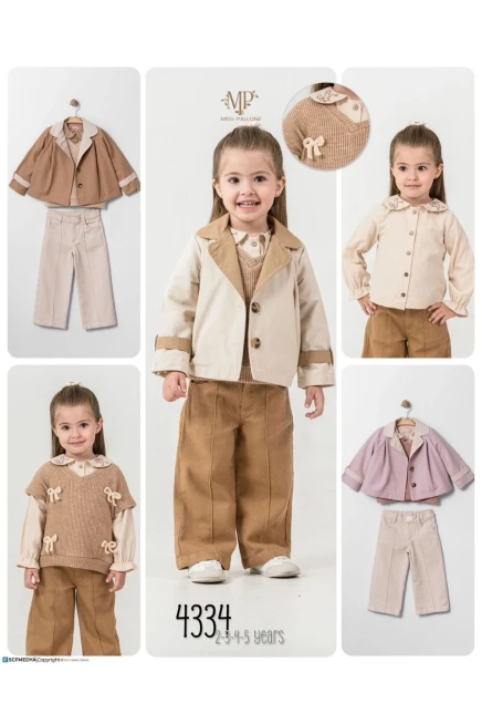 2-5 ГОДА девочка Костюм с пиджаком и брюками