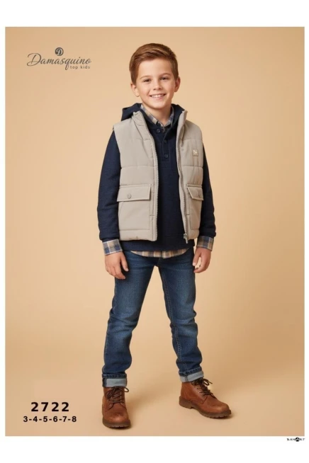 3-8 YEAR Boy PANT SUIT WITH VEST