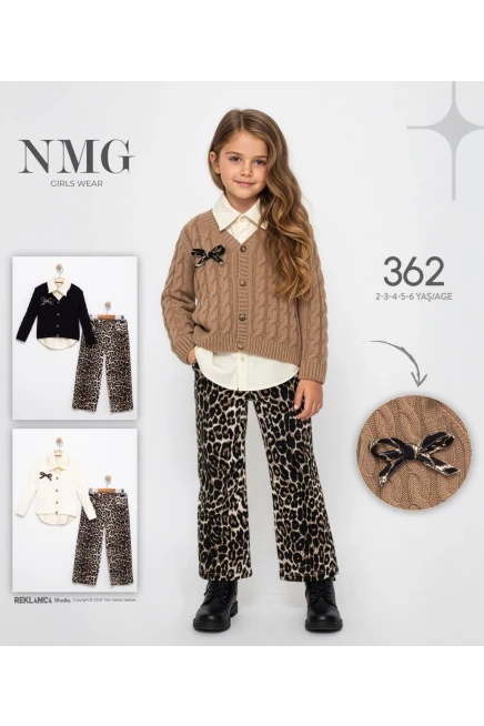 2-6 YEAR Girl PANT SUIT WITH JUMPER