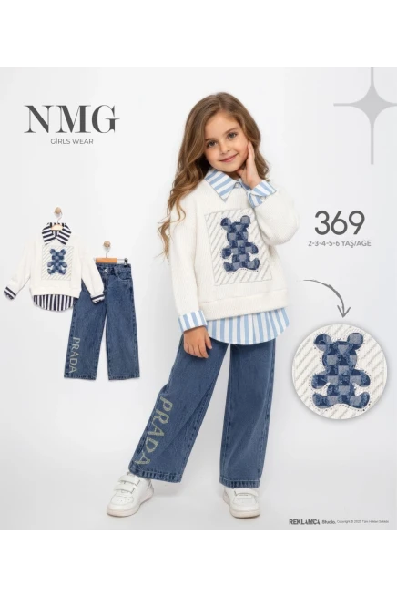 2-6 YEAR Girl PANT SUIT WITH JUMPER