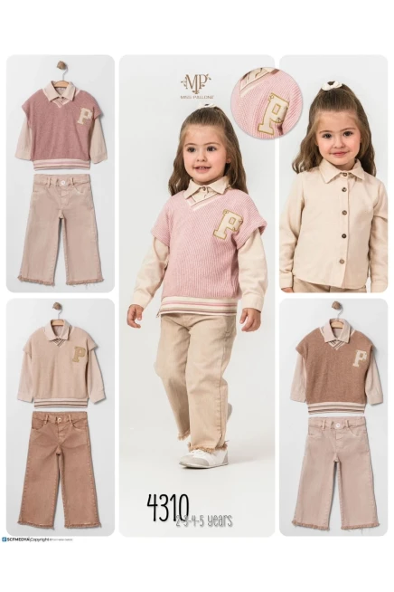 Süveterli Gömlekli Panrololnu Takım