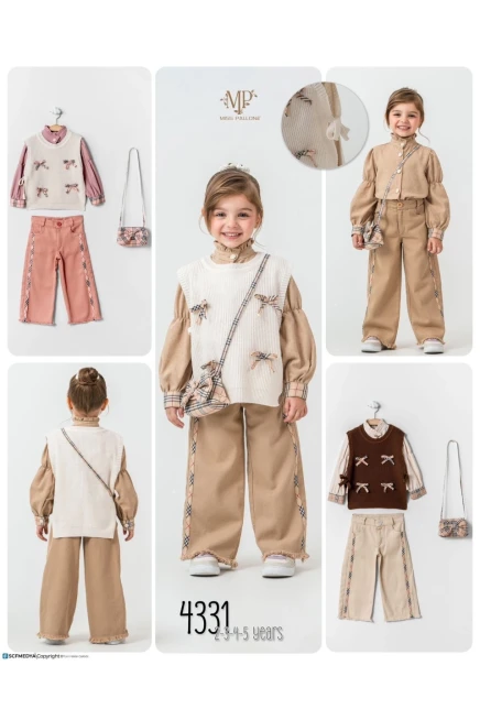 Süveterli Gömlekli Pantololnu Takım