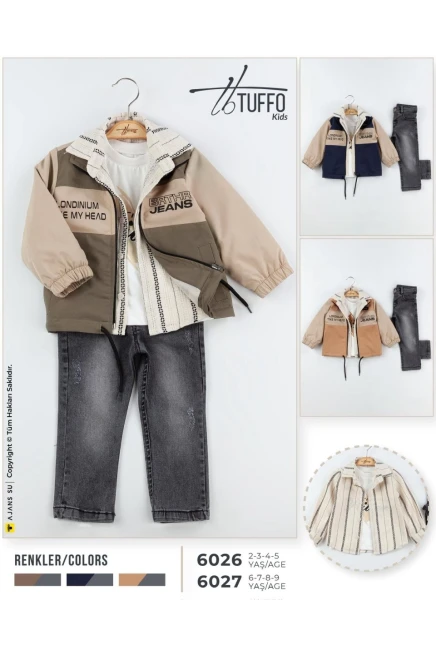 6-9 سنة صبي بدله ستره مع سروال