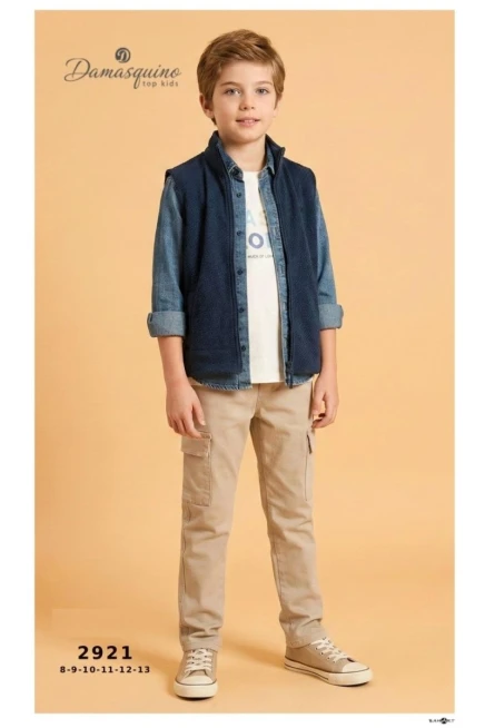 8-13 سنة صبي بدله جيله مع سروال