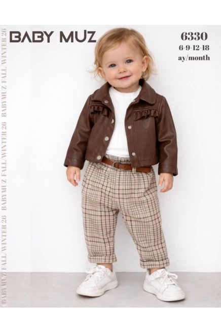 6-18 شهر فتاة بدله ستره مع سروال