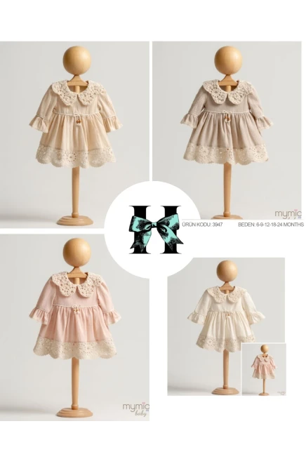 6-24 شهر فتاة فستان