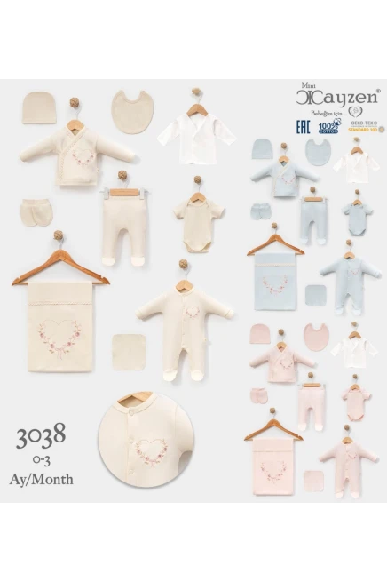 ٠-٣ أشهر فتاة طقم حديثي الولادة