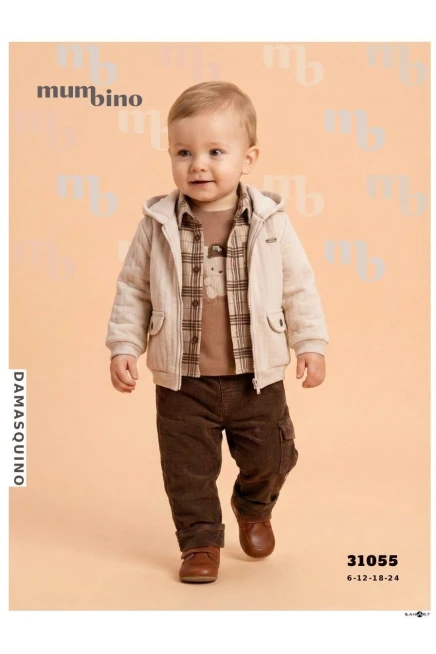 6-24 شهر صبي بدله ستره مع سروال