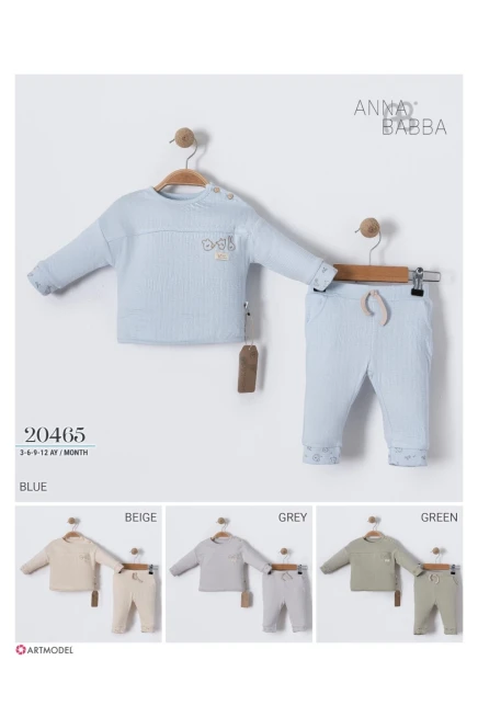 3-12 شهر صبي بدله تيشرت مع سروال