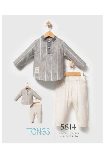 6-36 شهر صبي بدله قميص مع سروال