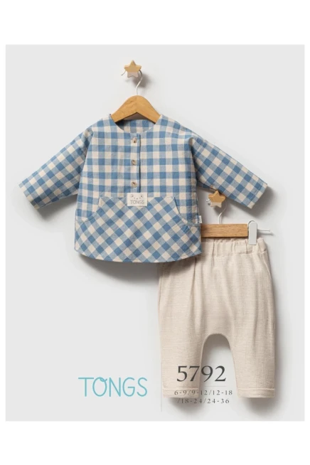 6-36 شهر صبي بدله قميص مع سروال