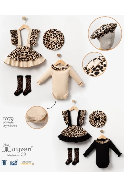 Şapkalı Çoraplı Badili  Elbise