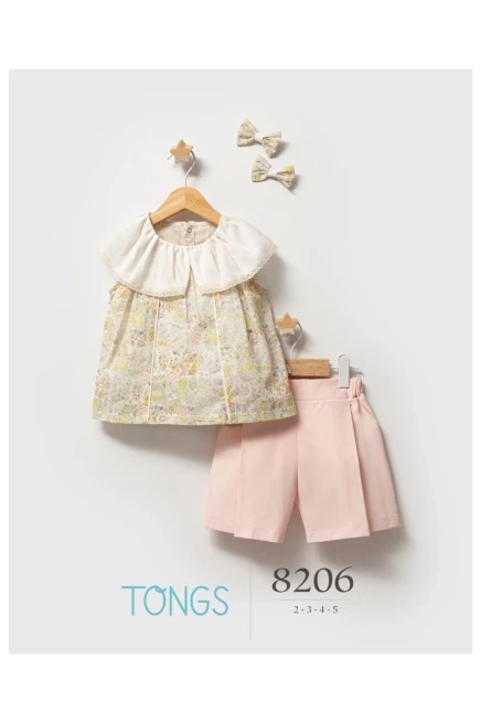 3-18 شهر فتاة بلوزة طقم شرط