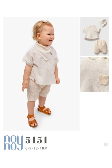 6-18 شهر صبي بدله تيشرت مع شورت