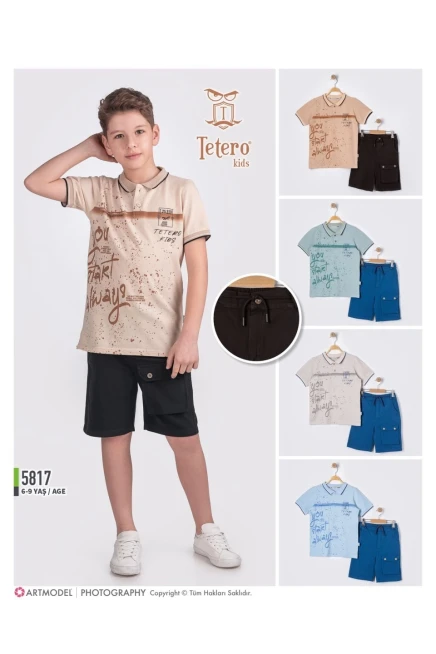 Tişörtlü Şort Takım