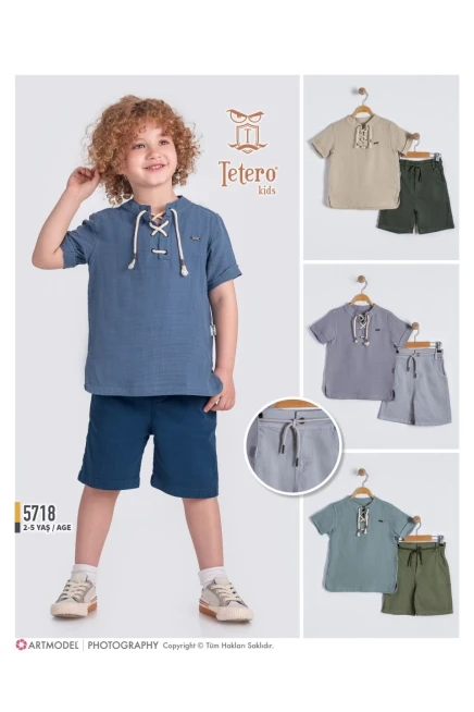 Tişörtlü Şort Takım