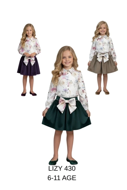 Bluzlu Etekli Takım