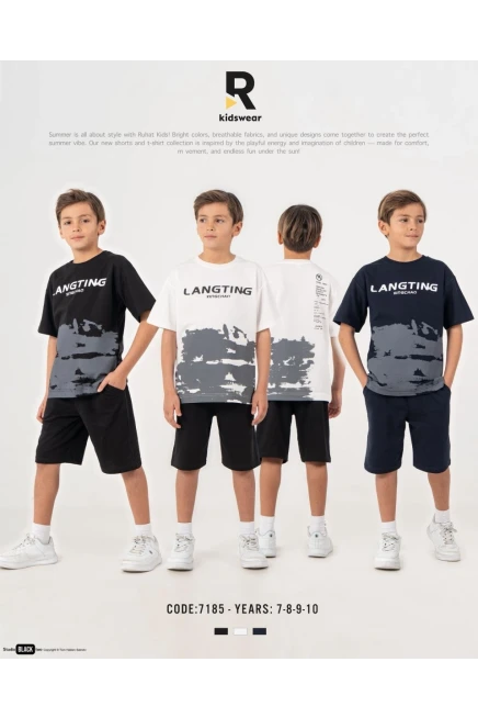 7-10 ГОДА мальчик Футболка шорты костюм