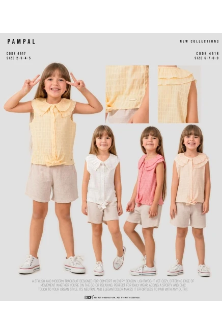 2-5 ГОДА девочка Блуза-костюм