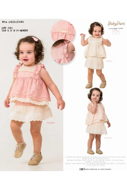 6-24 месяц девочка Блуза-костюм