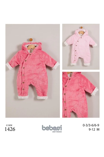 3-12 MONTH Girl BABY OVERALLS