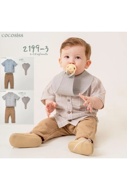 6-24 месяц мальчик Рубашка брюки костюм