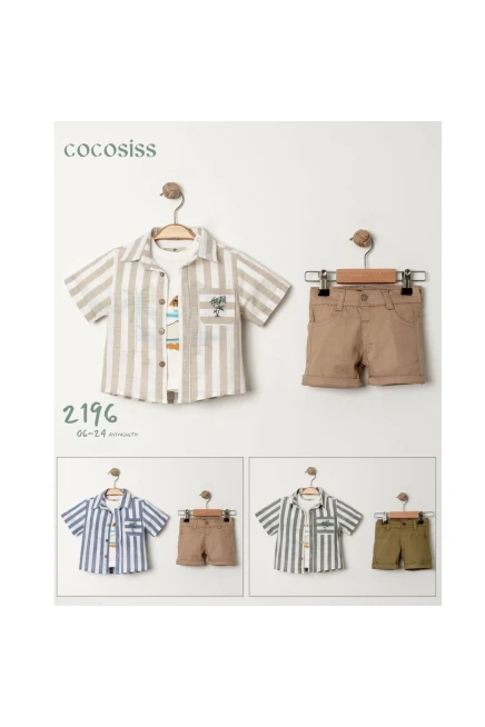 6-24 شهر صبي بدله قميص مع شورت
