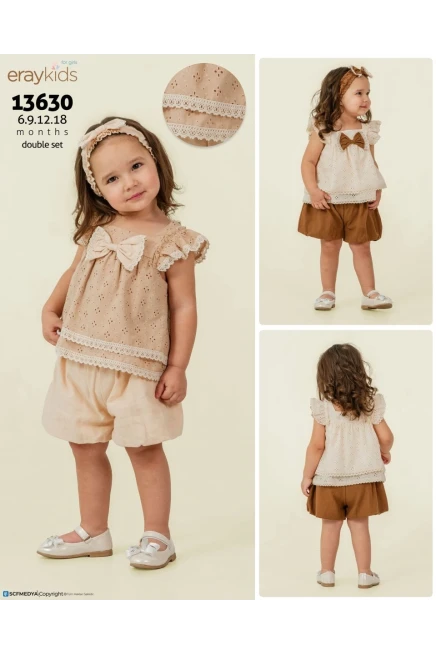 9-24 месяц девочка Блуза-костюм