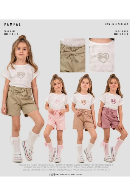 2-5 ГОДА девочка Футболка шорты костюм