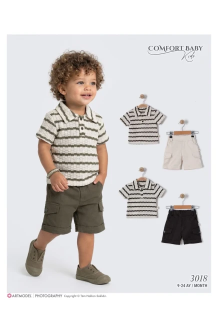 Tişörtlü Şort Takım