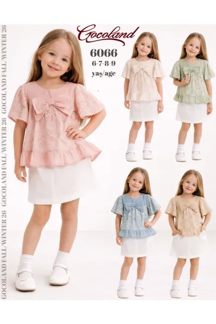 6-9 YEAR Girl SKIRT SET WITH BLOUSE