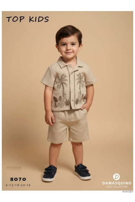 Gömlekli Şort Takım