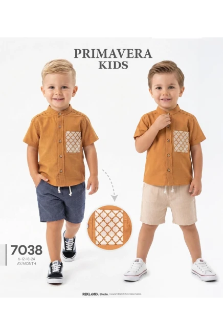 6-24 شهر صبي بدله قميص مع شورت