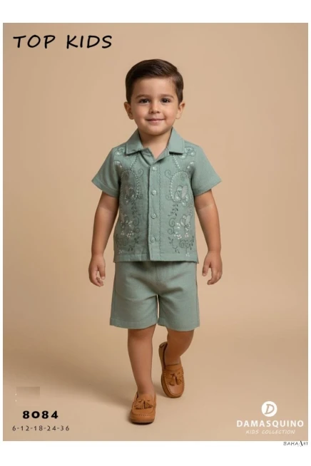 Gömlekli Şort Takım