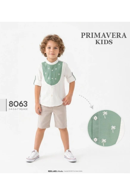 Gömlekli Şort Takım