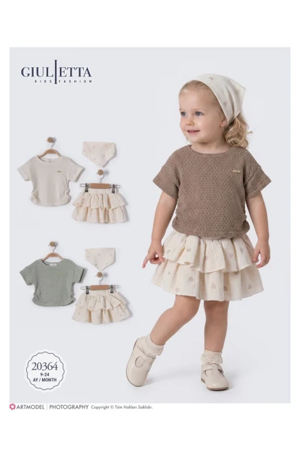 Bluzlu Etekli Takım