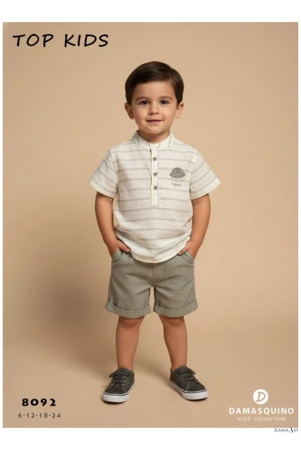6-24 شهر صبي بدله قميص مع شورت