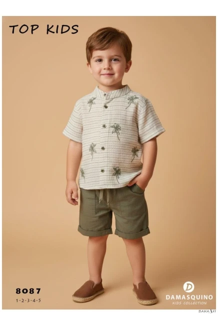 Gömlekli Şort Takım