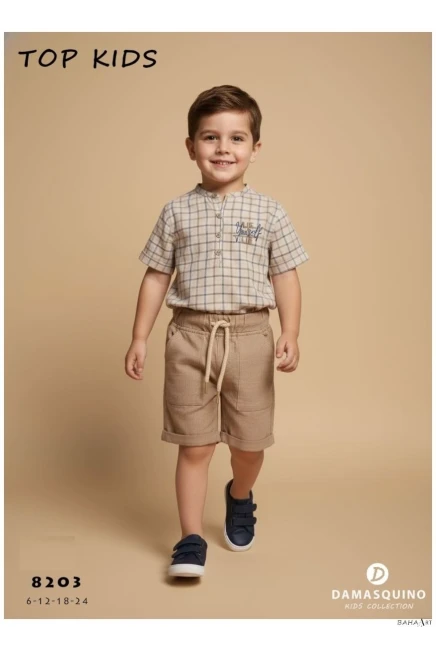 6-24 месяц мальчик Рубашка шорты костюм