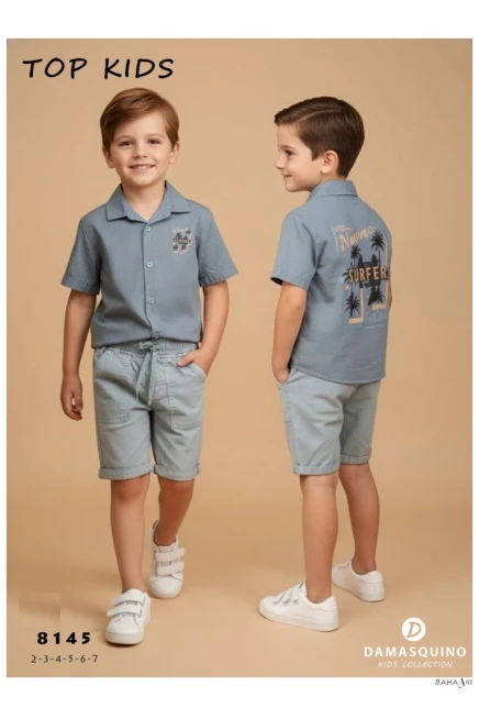 2-7 YEAR Boy SHORTS SET WITH SHIRT