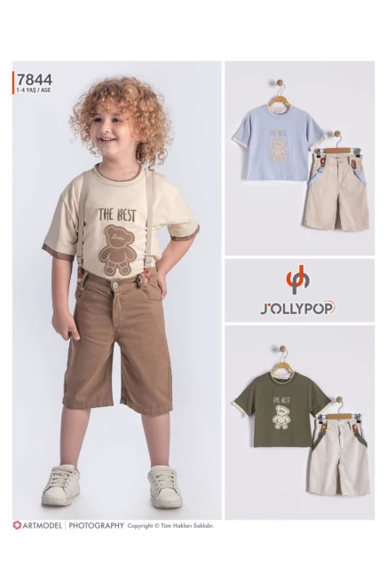 Tişörtlü Şort Takım