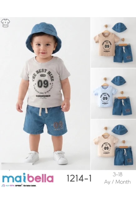 Tişörtlü Şort Takım