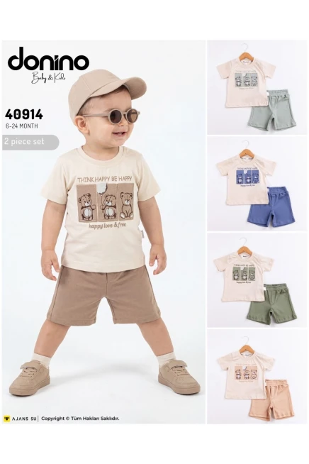 Tişörtlü Şort Takım