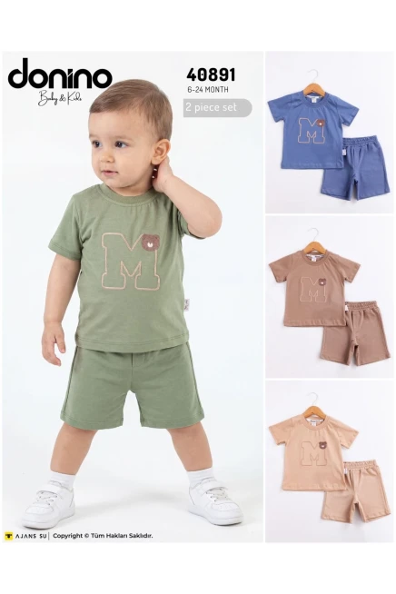 6-24 MONTH Girl SHORTS SET WITH T-SHIRT