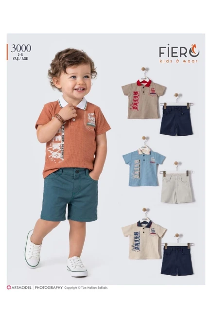 Tişörtlü Şort Takım