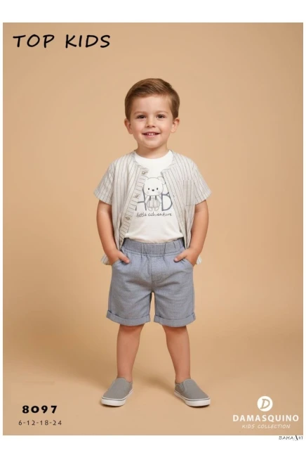 6-24 месяц мальчик Рубашка шорты костюм