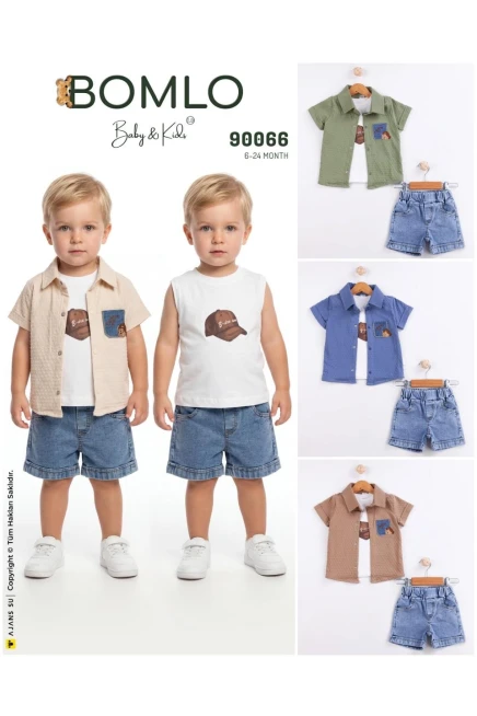 6-24 месяц мальчик Рубашка шорты костюм