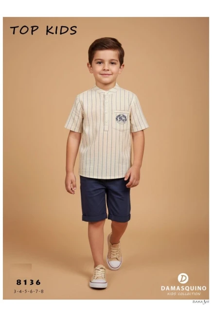 Gömlekli Şort Takım